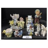 Porcelain Animal Figures.