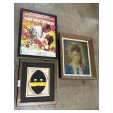 Tribal Mask Art, GWTW Poster, Oil On Canvas.