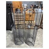 (4) Wire Cd Racks.