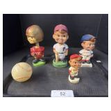 VMI Cadets,4  Baseball Bobble Heads.