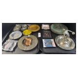 Assortment Of Decorative Plates & Trinket Dishes.