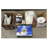 Oster Food Steamer, Linen, VHS & DVD Movies.