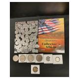 Quarter Albums, Eisenhower Dollars, Jeff. Nickels.