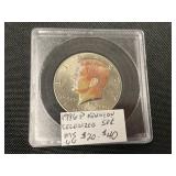1996-P Colorized Kennedy Half Dollar.
