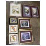 8 Decorative Art Prints.
