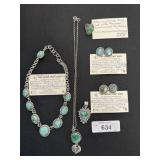 Yellow Horse Sterling Silver, Earrings, Ring