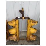 Vtg Dbl Header Traffic Light.