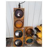 (2) Vtg Traffic Lights.