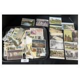 B&W, Color Postcards.