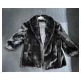 Olympia Brown Fur Jacket