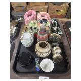 Alarm Clocks, Holiday Ornaments, Ceramic Vases.