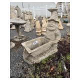 Concrete Gnome Planter Box.