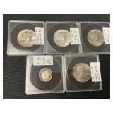 1979-P Susan B. Anthony Dollar, 1986-S Dime.