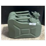 Very Good 10 Liter Metal Jerry Gas Can.