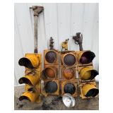 (4) Vtg Traffic Lights.