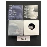 .999 Fine Silver Twin Towers Round & Silver