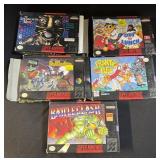 Super Nintendo Games.