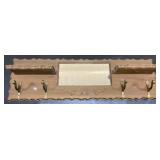 Dale E. Hafer Handcrafted Shelf W/ Duck Hooks.