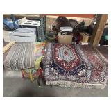 Assortment Of Small Rugs.
