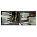 15 Apothecary & Beverage Glass Bottles.