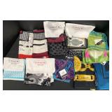 13 NWT Christian Dior, Coach, Chanel Silk Scarves.