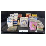 Vintage Advertising Spices & Seasoning Tins.