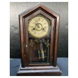 Wooden Mantle Clock.