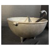 Cast Iron 3 Legged Cauldron.