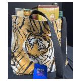 NWT Boston Hand Print Bag W/Liquor Bottles.