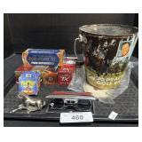 5 Boxes Of Golf Balls, Golf Bucket.