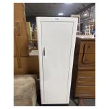 Vintage White Metal Cabinet.
