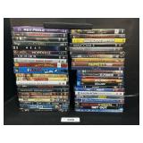 45 Various Genre DVDs.