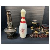 Michterï¿½s, Beamï¿½s, & Ezra Brooks Decanters.