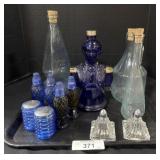 Vintage Glass Bottles & S&P Shakers.