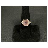 18KT Gold Gemstone Ring.