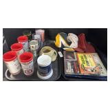 Reading Eagle Cups, Sports Mugs, Baseball Stamps.