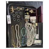 14K Gold & Sterling Silver Rings, Costume Jewelry