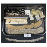 Costume Jewelry, Beaded Pearl Collars.