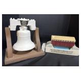 Liberty Bell & Kauffman Distillery Decanters.