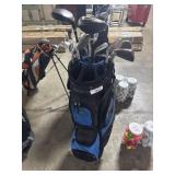 Top Flight Irons & Golf Bag.