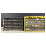 Pair Of Weatherhead Storage Shelves.