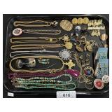 Sterling Silver Hair Clip, Necklaces, Earrings.