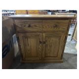 Oak Cabinet.