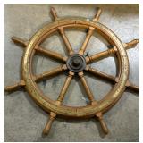 Nautical Ship Wheel Helm.