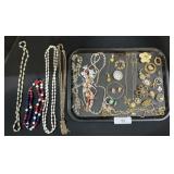 Costume Jewelry, Sterling Silver Pins.