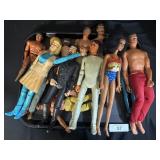 Lot Of Vintage Barbie Dolls.