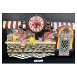 Coca-Cola Ice Cream Parlor Wall Clock.
