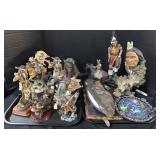 Native American Statues, Figures, & Clocks.