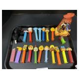 PEZ Dispensers, Looney Tunes, Garfield, Disney.