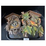 2 Cuckoo Clocks.